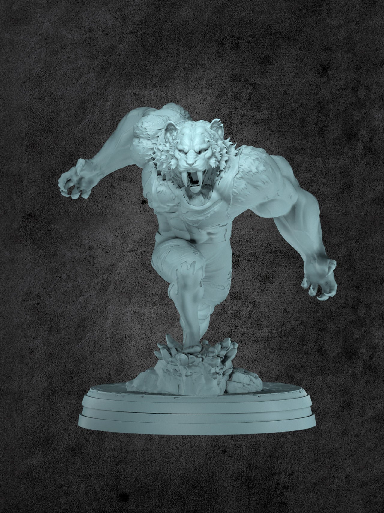 Weretiger Miniature for Tabletop RPGs